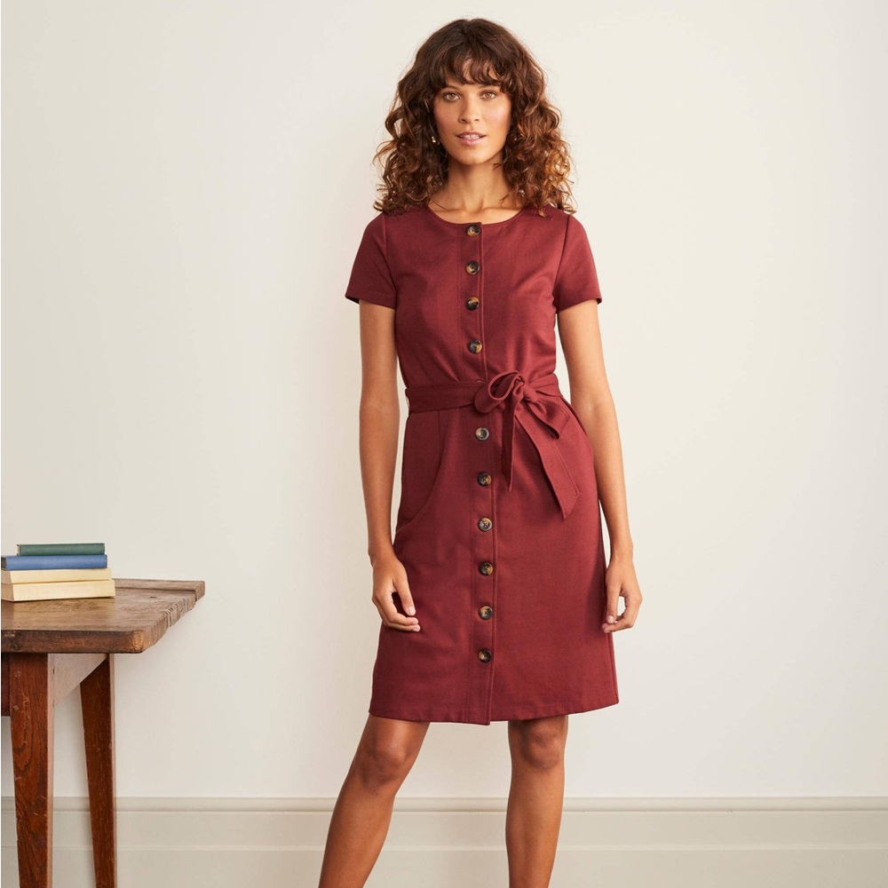 Boden Beatrice Ponte Shift Dress
